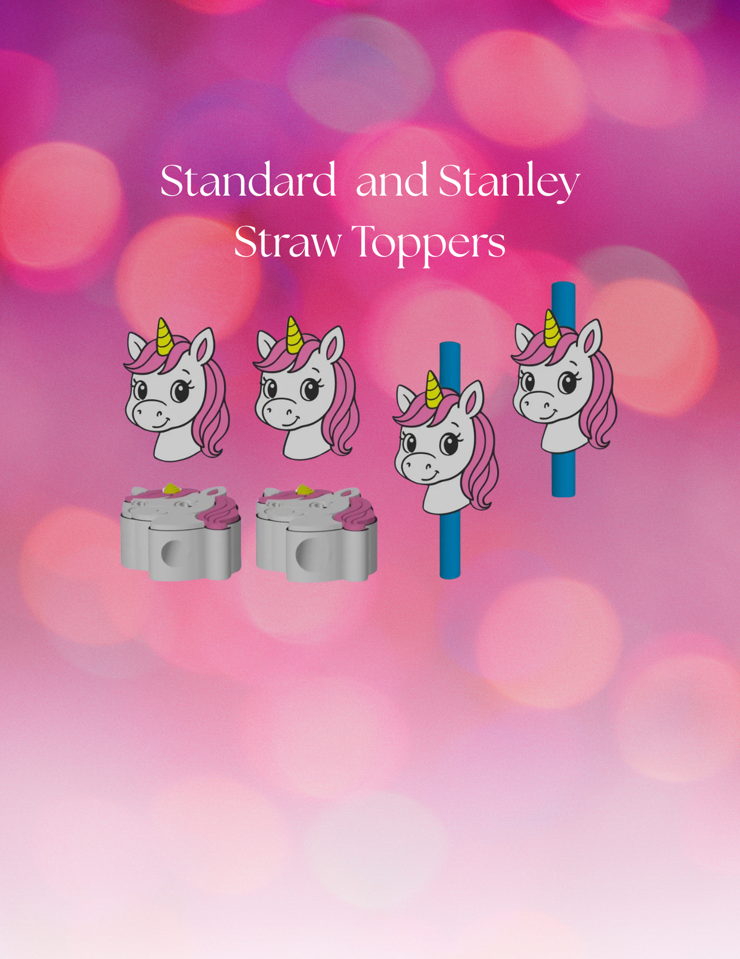 "3D" STRAW BUDDIES